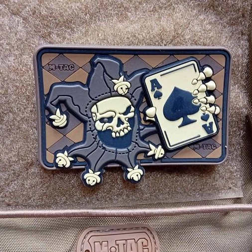 Пачове и велкро панели, аксесоари - M-Tac Patch Joker Skull 3D PVC