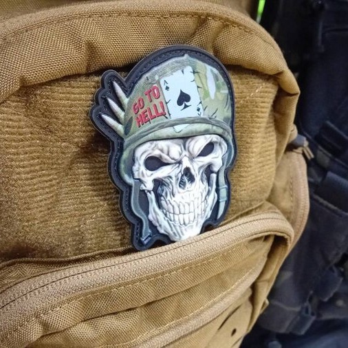 Пачове и велкро панели, аксесоари - M-Tac Patch Helmet Skull