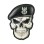 M-Tac patch skull in beret
