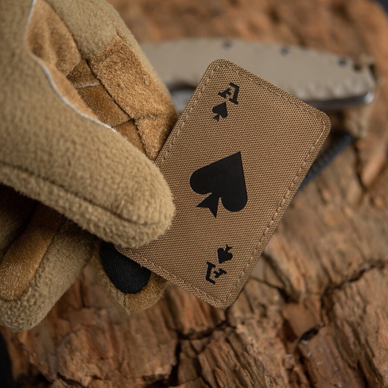Пачове и велкро панели, аксесоари - M-Tac patch Ace of Spades Laser Cut - COYOT