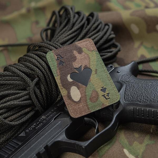 Пачове и велкро панели, аксесоари - M-Tac patch Ace of Spades Laser Cut -CAMO