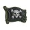 M-Tac patch Jolly Roger PVC Green FLag