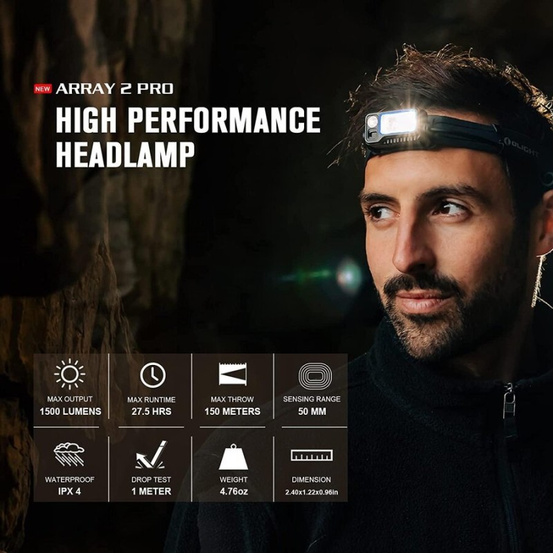 Челници и фарове - Челник Olight Array 2 Pro 1500lm.