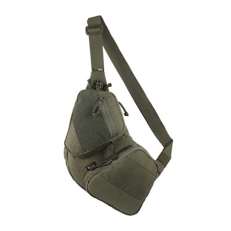 Раници, чанти, джобове - Чанта за носене на оръжие M-Tac Bat Wing Bag Elite Hex - Ranger Green