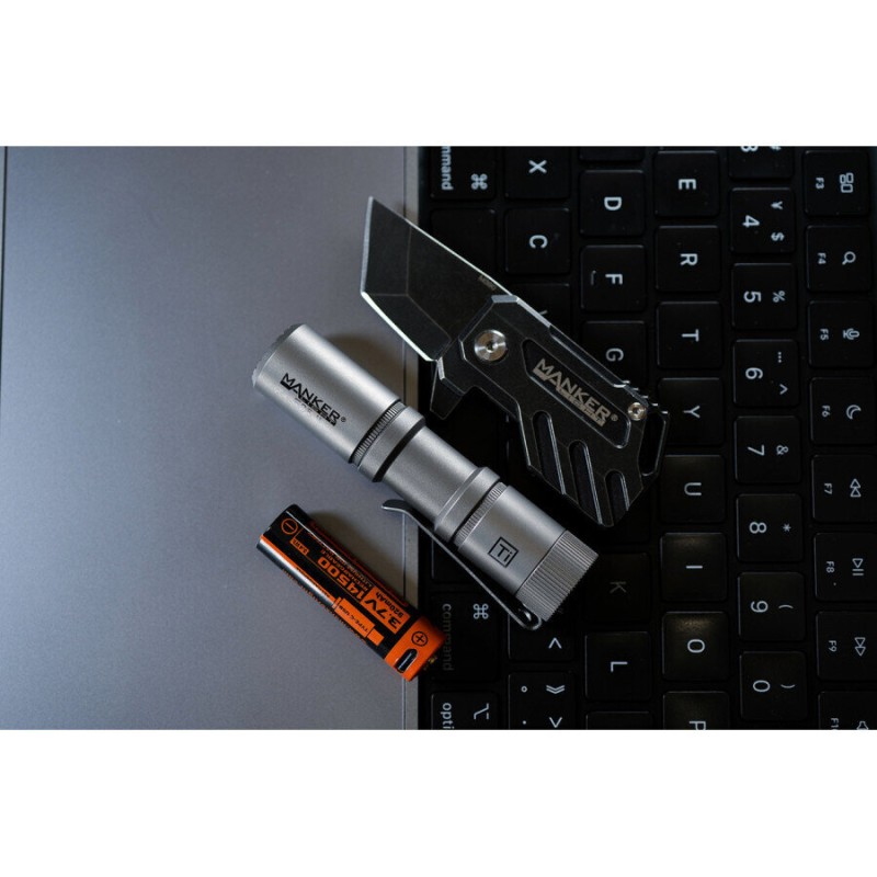 MANKER - Фенер Manker E05 II 1300lm. Beadblasted Ti