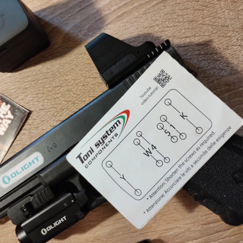 Монтажи и аксесоари - База за бързомер за Glock - Toni System Type B