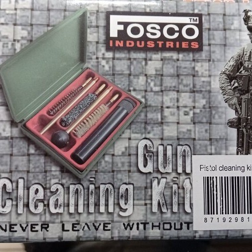 Поддръжка - Комплект за почистване на оръжие 9ММ