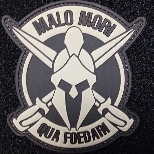 Пачове и велкро панели, аксесоари - Гумирана нашивка Malo Mori Qua Foedari