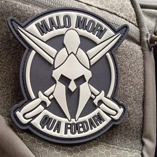 Пачове и велкро панели, аксесоари - Гумирана нашивка Malo Mori Qua Foedari