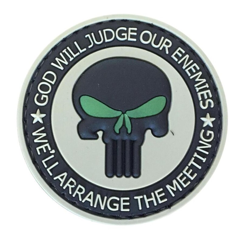 Пачове и велкро панели, аксесоари - Гумена нашивка God Will Judge