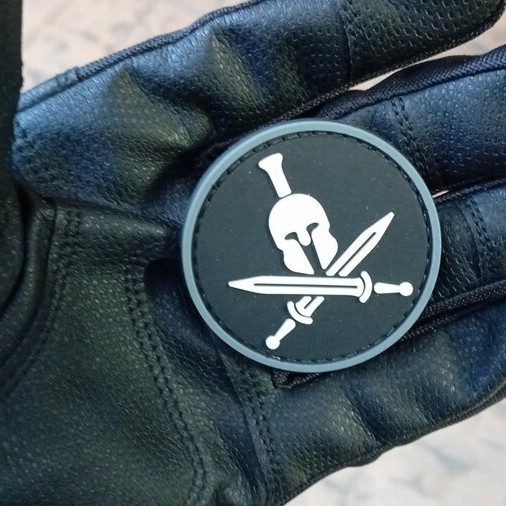 Пачове и велкро панели, аксесоари - Гумиран пач Spartan Swords