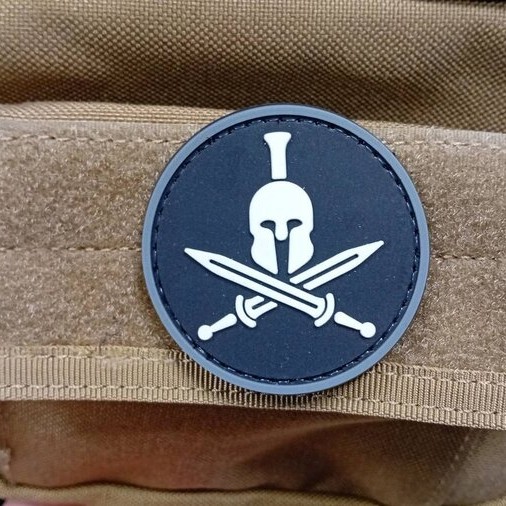 Пачове и велкро панели, аксесоари - Гумиран пач Spartan Swords