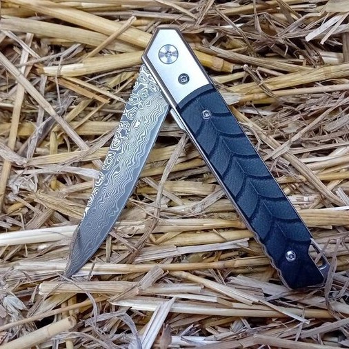 Greatech Knives - Сгъваем нож Greatech /QY2301/ G10 Damascus