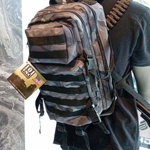 Раници, чанти, джобове - Раница 101 INC® Backpack US assault Night Camo 25л