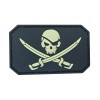Пачове и велкро панели, аксесоари - Гумена нашивка Pirate Skull