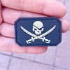 Пачове и велкро панели, аксесоари - Гумена нашивка Pirate Skull