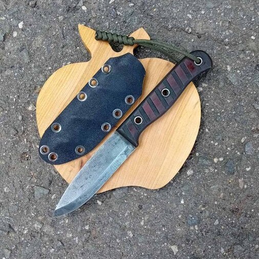 Фиксирано острие - Нож ръчна изработка 80CrV2 Working Blades - Bushcraft - BK-01