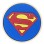 Гумирана нашивка Supermen