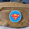 Пачове и велкро панели, аксесоари - Гумирана нашивка Supermen