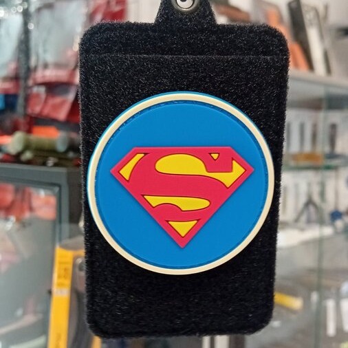 Пачове и велкро панели, аксесоари - Гумирана нашивка Supermen