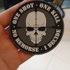 Пачове и велкро панели, аксесоари - Гумена нашивка (пач) One Shot, One Kill