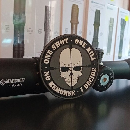 Пачове и велкро панели, аксесоари - Гумена нашивка (пач) One Shot, One Kill