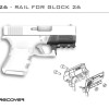 Recover tactical - Адаптер с пикатини релса за Glock 26/27 Recover Tactical