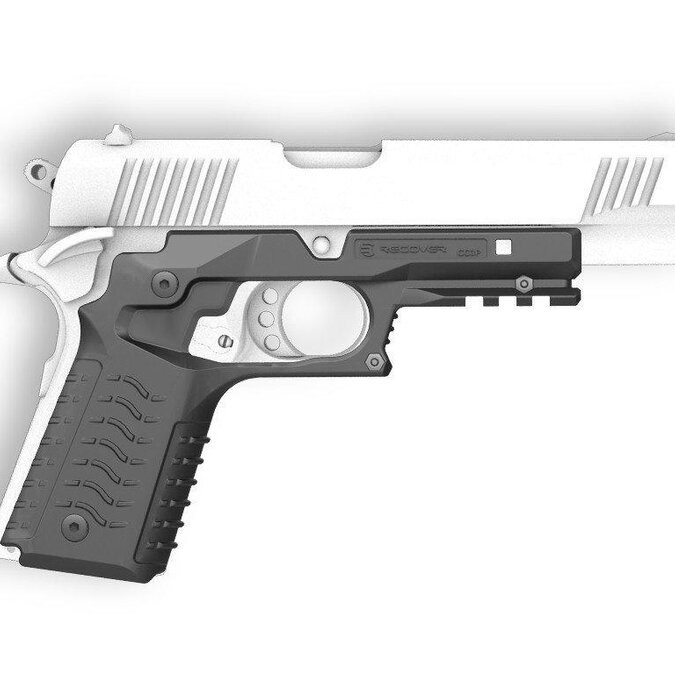 Recover tactical - Адаптер с пикатини релса за 1911 Recover Tactical - черен цвят