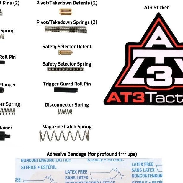 Recover tactical - Комплект резервни части за AR15 AT3 Tactical FU-BAG