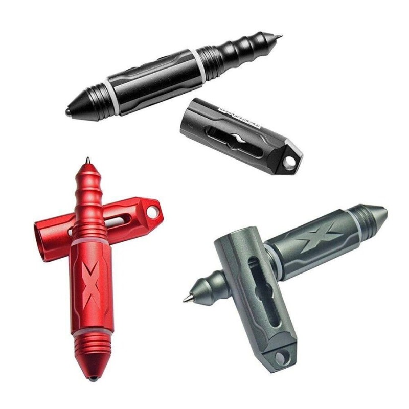 Тактически и подаръчни химикалки - Тактическа химикалка Manker EDC Keychain Tactical Pen Червена
