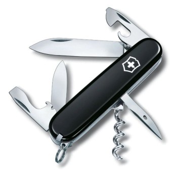 Швейцарски джобен нож Victorinox Spartan, черен,