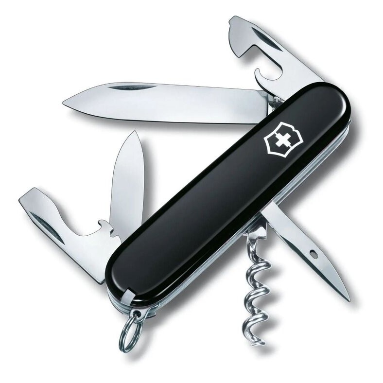 Victorinox - Швейцарски джобен нож Victorinox Spartan, черен