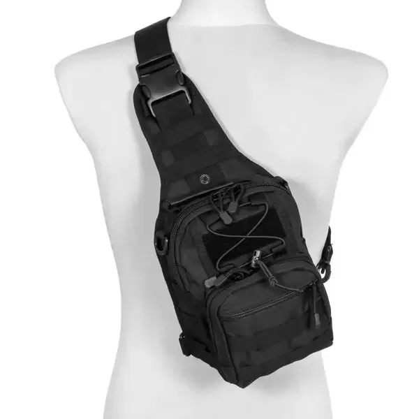 Раници, чанти, джобове - Чанта за рамо GFC - Черна