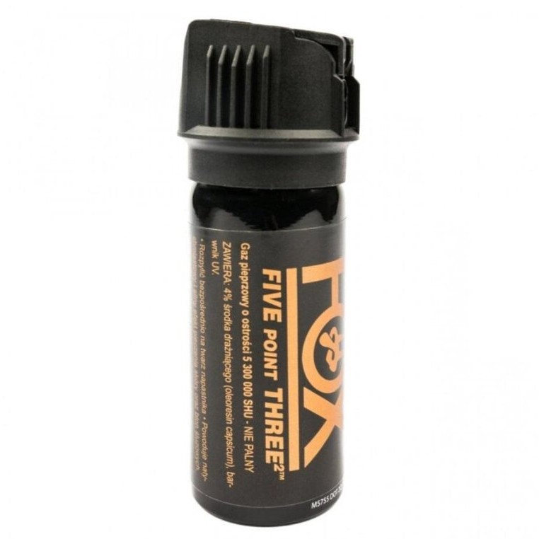 Спрейове - Спрей за самозащита Fox Labs Five point Three 2® Squared 154FTMDB 43 ml - конус
