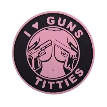 I Love Guns Titties - Pink