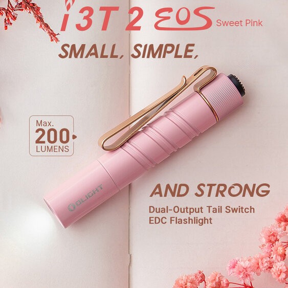 Фенери - Olight i3t 2 - 200lm - PINK