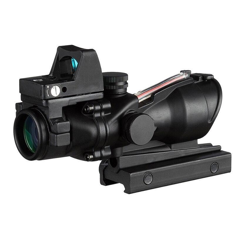 Оптики - Призматичен прицел Discovery ACOG 4x32 с бързомерец RMR Red Dot