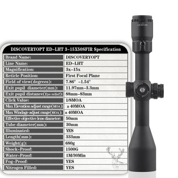 Oптика Discovery Optics ED-LHT 3-15x50SFIR