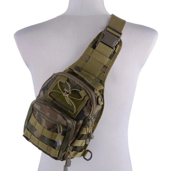 Раници, чанти, джобове - Чанта за рамо GFC - Woodland Camo