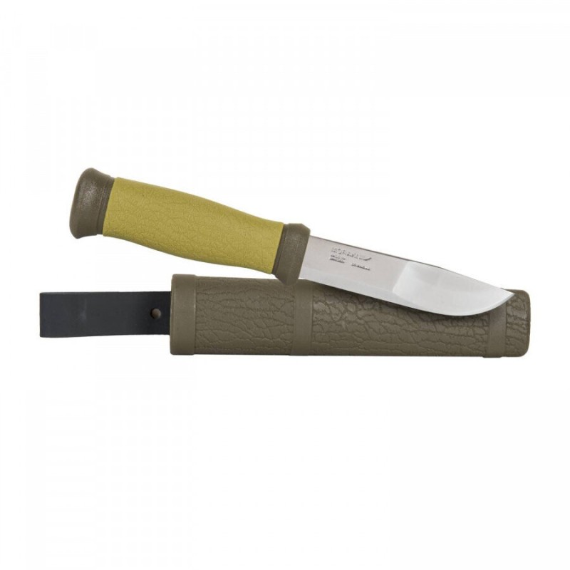 Фиксирано острие - Нож MORAKNIV® OUTDOOR 2000 - STAINLESS STEEL - OLIVE GREEN