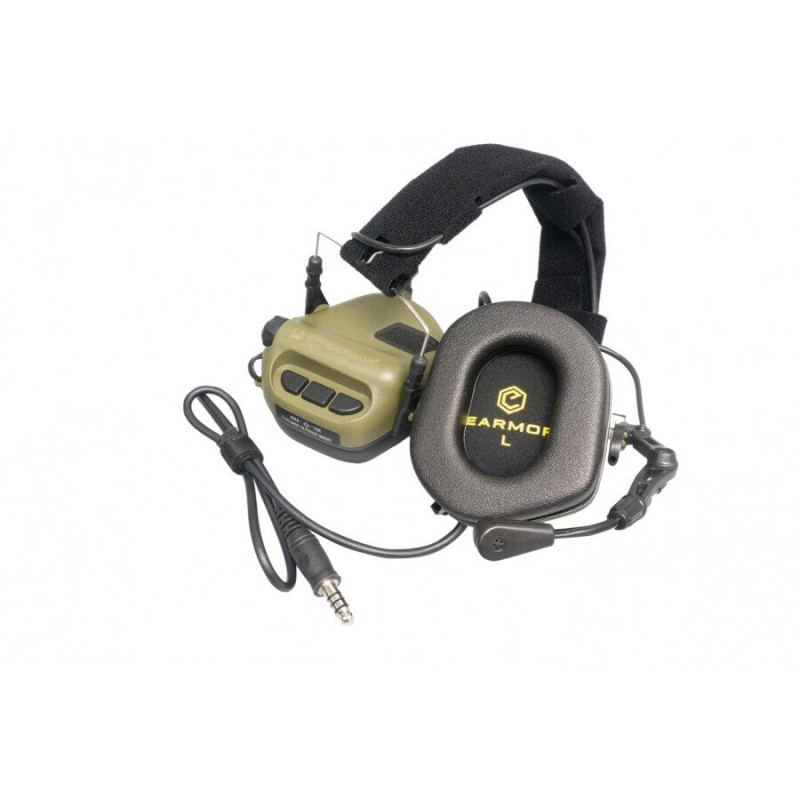 Антифони - Активни антифони Earmor M32 Mil-Pro - OD Green