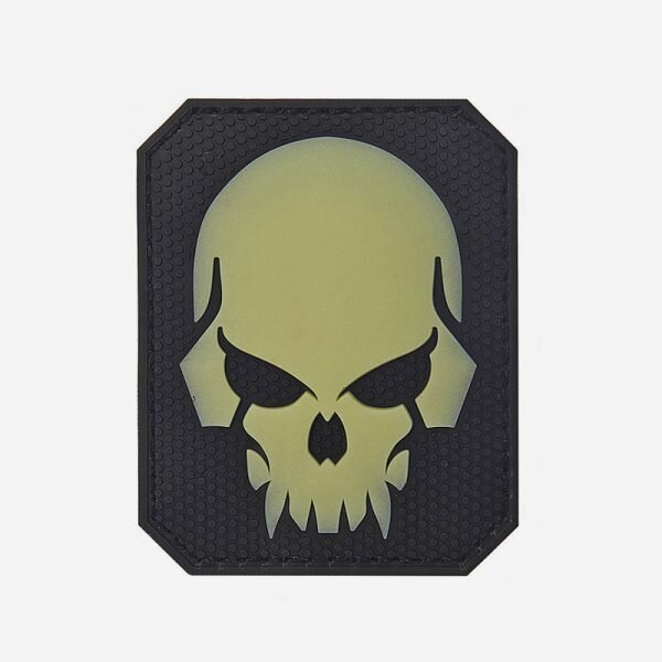 Пачове и велкро панели, аксесоари - Пач 3D Гумен Pirate skull (Фосфоресциращ)