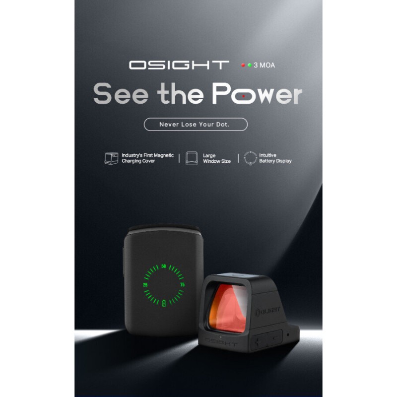 Бързомери - Бързомерец Osight - 3MOA червена точка