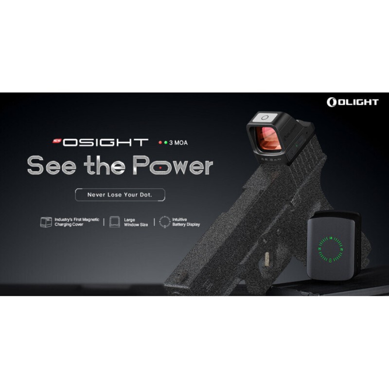 Бързомери - Бързомерец Osight - 3MOA зелена точка