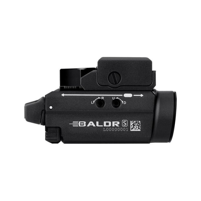 Пистолетни фенери и лазери - Пистолетен фенер с лазерен целеуказател Olight BALDR S 800lm.