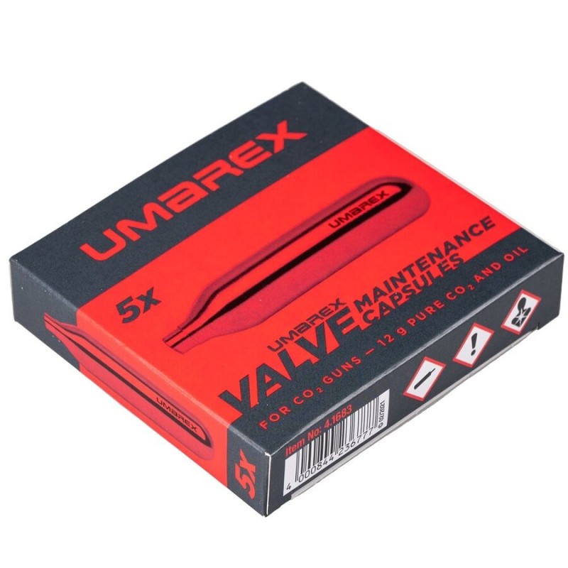 Аксесоари и консумативи - Поддържащи капсули със специално масло Umarex 12 g CO₂