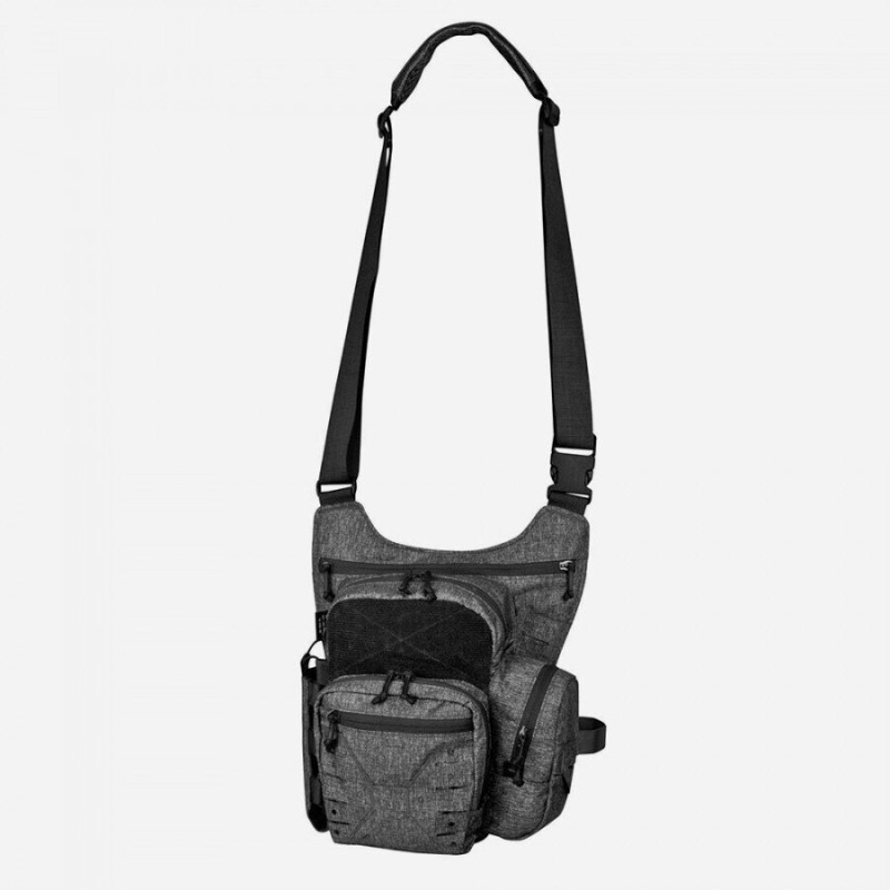 Раници, чанти, джобове - Чанта за оръжие Helikon-Tex EDC SIDE BAG NYLON BLACK-GREY MELANGE
