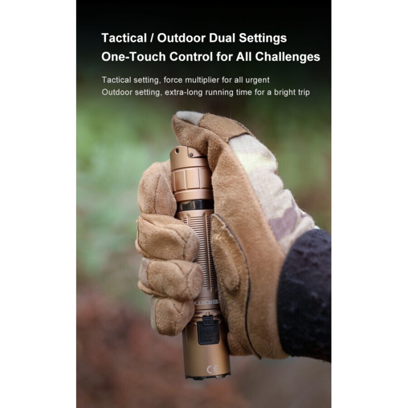 Фенери - Фенер Klarus XT2CR Pro 2100lm - Wolf Grey