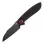 Нож Tenable Prometheus 14C28N - Black and Red G10