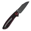 Tanable - Нож Tenable Prometheus 14C28N - Black and Red G10